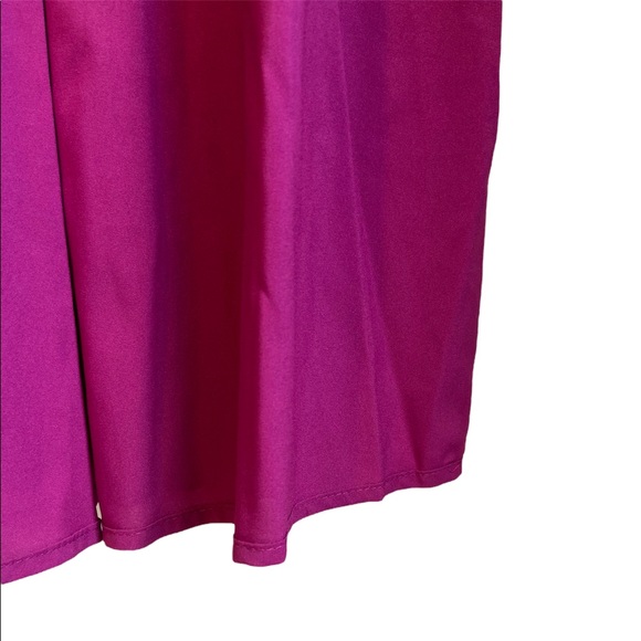 BAR III PINK/PURPLE OMBRÉ SLEEVELESS FLOWY MAXI DRESS, RIPPLED DETAILING SIZE XS - Picture 4 of 13